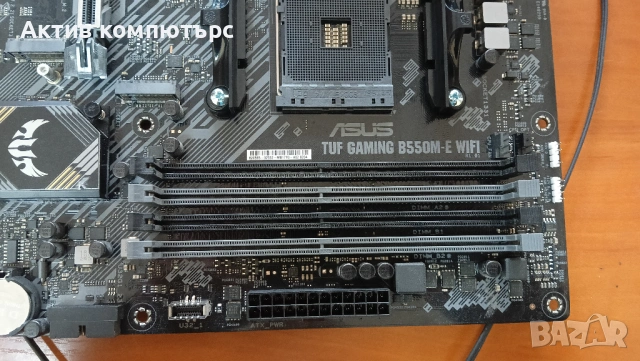 Дънна платка ASUS TUF GAMING B550M-E WIFI AM4, снимка 2 - Дънни платки - 54425546