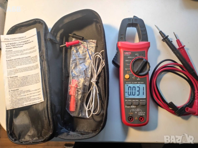 Продават се качествени и точни амперклещи /мултиметър UNI-T UT204+