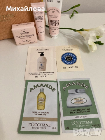 Козметичен комплект Черешова градина на L'Occitane, нов, снимка 6 - Комплекти и лотове - 54005562