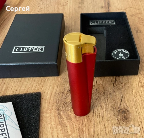 Метална запалка Clipper jet като нова, снимка 3 - Запалки - 54762651