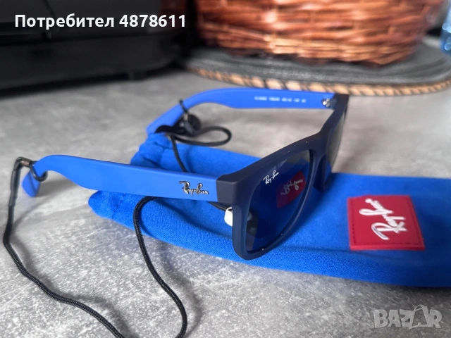 Детски слънчеви очила RayBan, снимка 8 - Слънчеви и диоптрични очила - 55211329