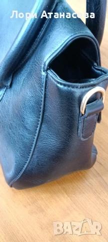 Дамска елегантна чанта от качествена еко кожа с две дръжки и дълга дръжка, снимка 5 - Чанти - 54015141