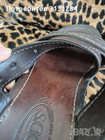 Оригинални кожени сандали / чехли Tod's (Тодс) 43 р– Естествена кожа , снимка 7 - Мъжки сандали - 54988028