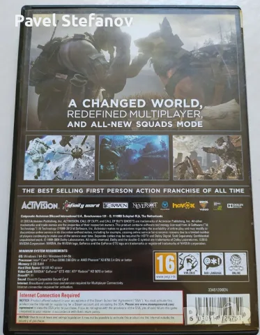 Call of Duty: Ghosts PC – 4 диска, отлични🔥, снимка 8 - Игри за PC - 55587764