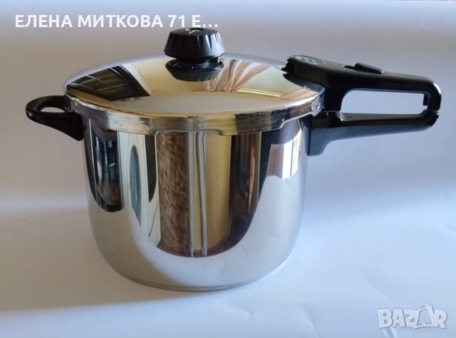 Fissler Vitavit огромна и много масивна тенджера под налягане от неръждаема стомана