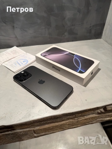КАТО НОВ Iphone 16 Pro Max, 100% батерия, снимка 3 - Apple iPhone - 54512464