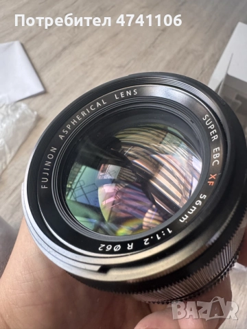 Fujinon XF56mm F1,2R, снимка 4 - Обективи и филтри - 55413693