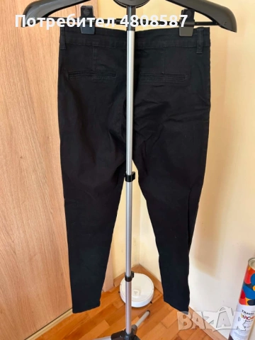 Дамски черни панталони Теранова, снимка 8 - Панталони - 54569330