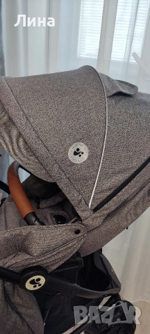 LORELLI Premium Комбинирана количка 3в1 CRYSTA GREY , снимка 10 - Детски колички - 54155562