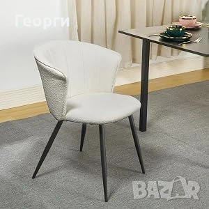 Комплект от 4 скандинавски трапезни стола MEUBLE COSY, снимка 3 - Столове - 55204148