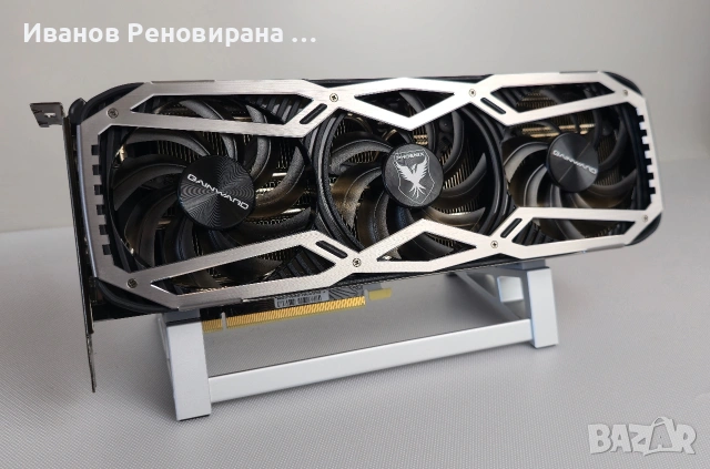 Видео карта Gainward Phoenix RTX 3080 10GB GDDR6X Nvidia GeForce, снимка 2 - Видеокарти - 54884061