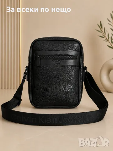 Calvin Klein Мъжка Черна Чанта - Различни Модели Код Bal Style65, снимка 5 - Чанти - 55429454