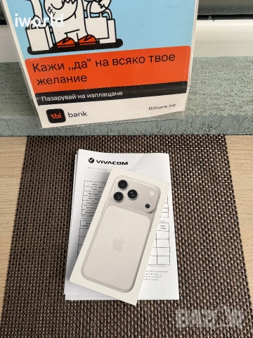 НОВ❗️24М ГАРАНЦИЯ❗️ iPhone 17 Pro Лизинг от 45€/мес Silver 256Gb⚠️, снимка 4 - Apple iPhone - 55189895
