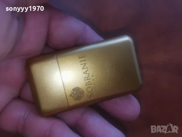 SOBRANIE GOLD NEW-ЗАПАЛКА С РЕОТАН 0608261148, снимка 7 - Колекции - 55570236
