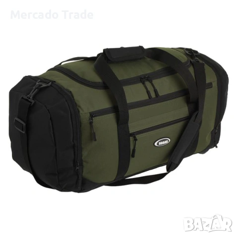 Сак за пътуване Mercado Trade, 55л., Полиестер, Тъмнозелен, снимка 2 - Сакове - 55111871