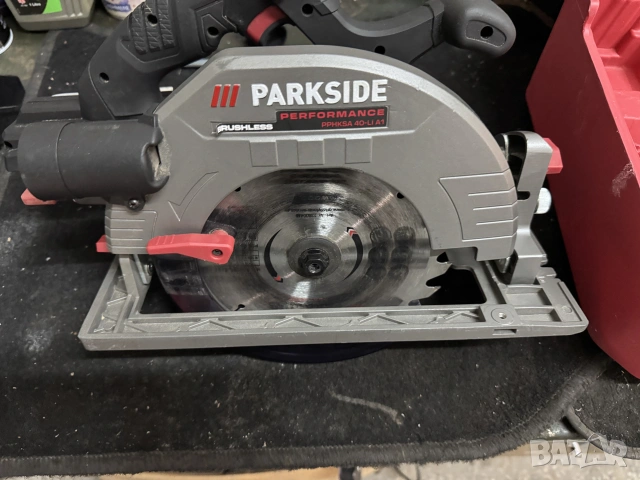 акумулаторен ръчен циркуляр Parkside Performance PPHKSA 40-Li A1, снимка 2 - Триони и циркуляри - 55207499