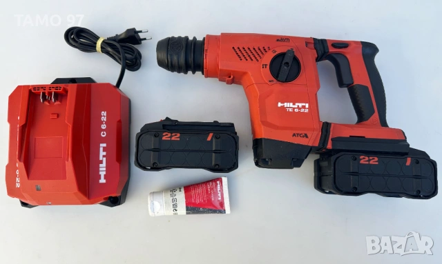 Hilti TE 6-22 AVR/ATC Nuron - Безчетков акумулаторен перфоратор 2x22V 5.10, снимка 3 - Перфоратори - 54715908
