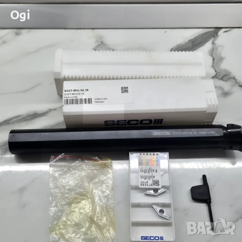 Стругарски нож със сменяеми SECO , снимка 7 - Стругове - 54171912