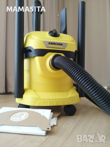Прахосмукачка Karcher WD 2 Plus за сухо и мокро почистване