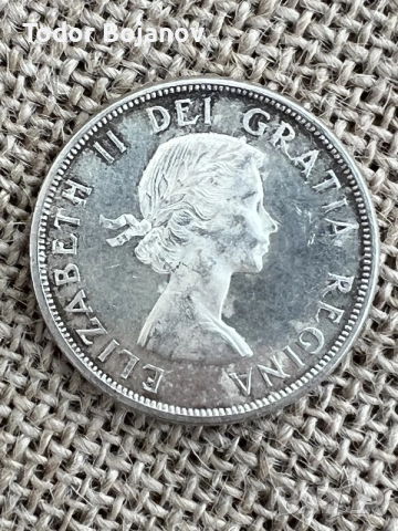 Канадски сребърен долар от 1963 г. 