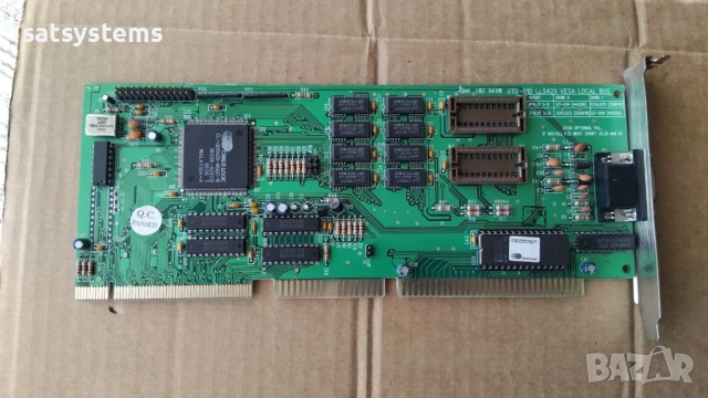 Видео карта Cirrus Logic UTD-01D CL542X 16-bit ISA/VLB