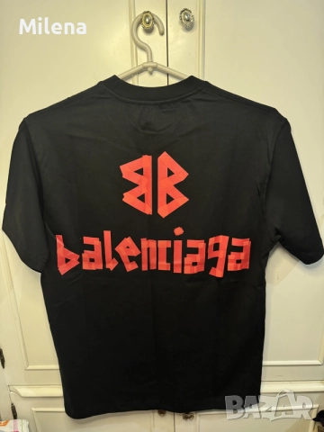 Тениска BALENCIAGA, снимка 2 - Тениски - 55399175