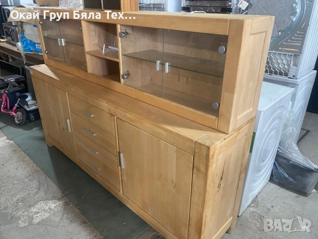 Хубав дъбов бюфет, снимка 10 - Шкафове - 55150558