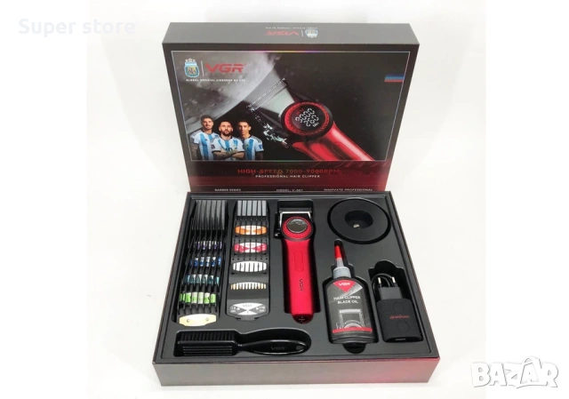 Машинка за подстригване комплект, снимка 3 - Машинки за подстригване - 54172451