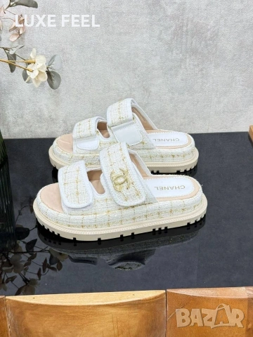 Chanel ⚜️Дамски Чехли , снимка 4 - Чехли - 54793954