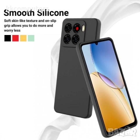 ZTE Blade A56 калъф – мек силикон, каишка за ръка, протектор, 4 цвята, снимка 4 - Калъфи, кейсове - 54640820