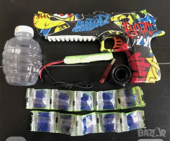 Пейнтбол пистолет Desert Eagle M1911gel Blaster gun ( нова стока )