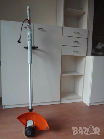 Оригинален немски тример (косачка) - STIHL FSE 52 - 500Wt. - като нов, снимка 8 - Градинска техника - 55675614