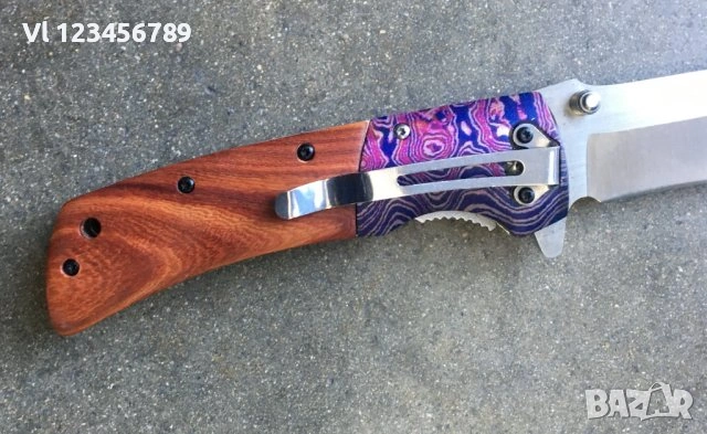 Сгъваем автоматичен нож Browning DA142 100x230 , снимка 3 - Ножове - 53950656