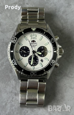 Orient Mako Solar Chronograph-Sapphire Crystal-200m. 