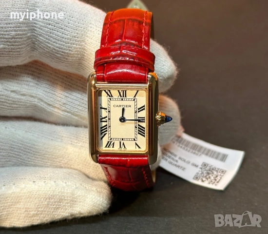 Луксозен дамски часовник Cartier, снимка 11 - Дамски - 49364233