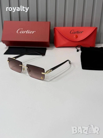 Cartier Нови Дамски Слънчеви Очила Различни Цветове , снимка 2 - Слънчеви и диоптрични очила - 55030991