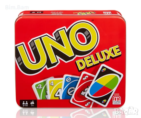 Карти за игра UNO Deluxe / Mattel / Делукс