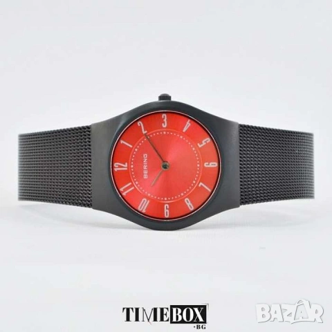 Bering Time Slim Classic 11930-228 Red Dial, снимка 3 - Дамски - 55007009