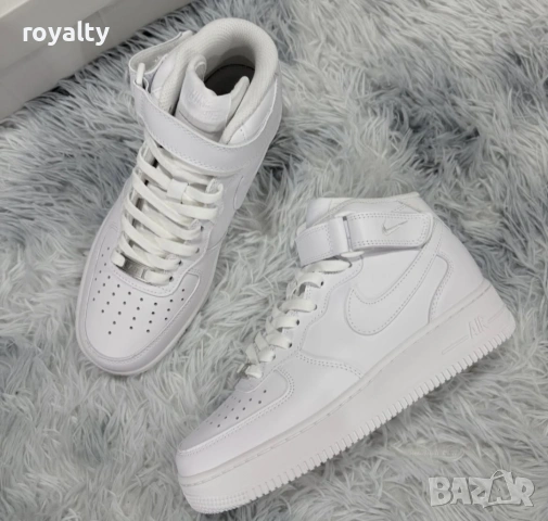 Nike Air Force 1 Нови Бели Дамски Маратонки Найк с Кутия , снимка 4 - Маратонки - 55251597