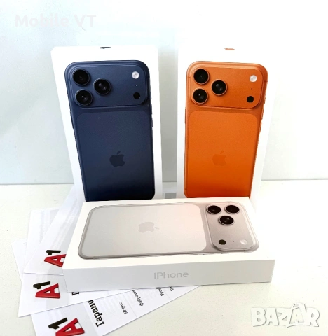 НОВ! iPhone 17 Pro Max 256GB Blue / Orange / Silver ГАРАНЦИЯ 24 Месеца!, снимка 2 - Apple iPhone - 54996891