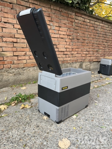 Нов 55L Компресорен фризер и хладилник за кола, -20°C, 12V, Bluetooth, за каравана бус тир, снимка 2 - Хладилни чанти - 55422812
