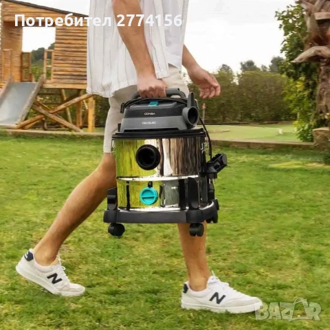 Индустриална прахосмукачка Cecotec Conga Rockstar Wet&Dry Steel Max 20L , снимка 2 - Прахосмукачки - 55016341