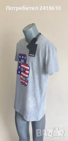 DSQUARED2 Made In Italy Mens Size M НОВО! ОРИГИНАЛ! Мъжка Тениска!, снимка 2 - Тениски - 54022789