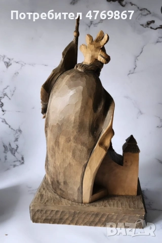 Масивна дървена статуя , снимка 2 - Декорация за дома - 53959243