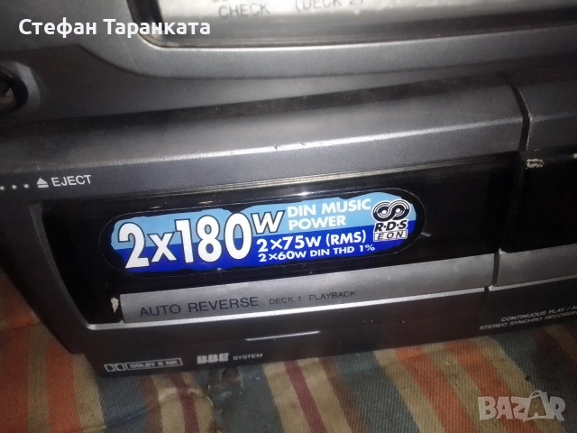 Аудио уредба AIWA за ремонт не светва , снимка 3 - Аудиосистеми - 55289400