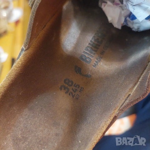 чехли Birkenstock Arizona BS номер 38 , снимка 3 - Чехли - 55094890