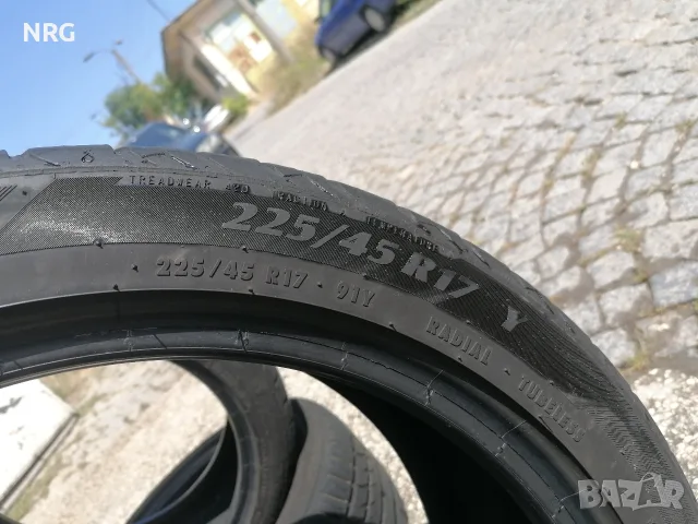 Летни гуми 225 45 17 Matador Като нови, снимка 2 - Гуми и джанти - 55664816