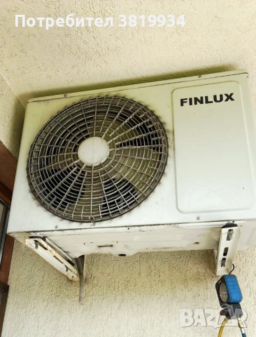 Климатик Finlux 12 за 25 кв.м, използван, снимка 2 - Други - 54604707