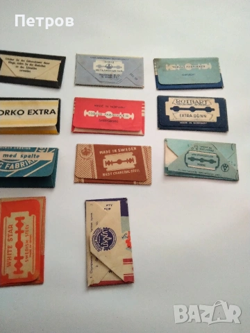 Продавам малка колекция от стари ножчета за бръснене от 1960г., снимка 7 - Колекции - 53482251