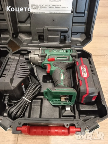 20 V - Ударен винтоверт Parkside/Парксайд , снимка 7 - Винтоверти - 54163062